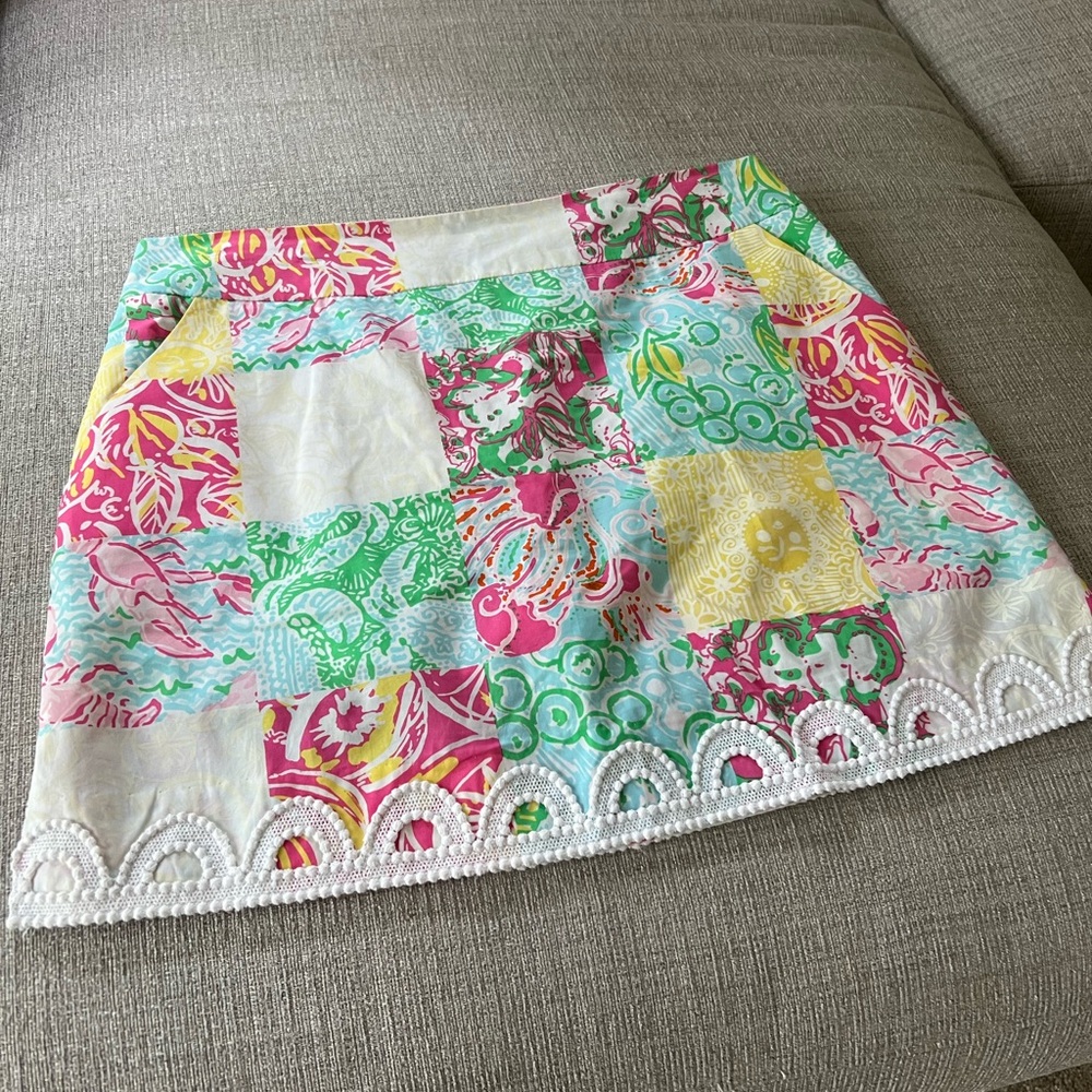 Lilly Pulitzer print skort size 4